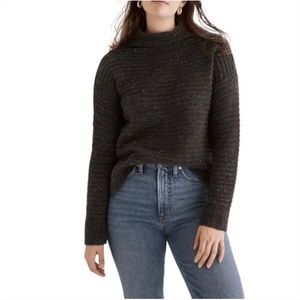 MADEWELL Belmont Donegal Mock Neck Sweater